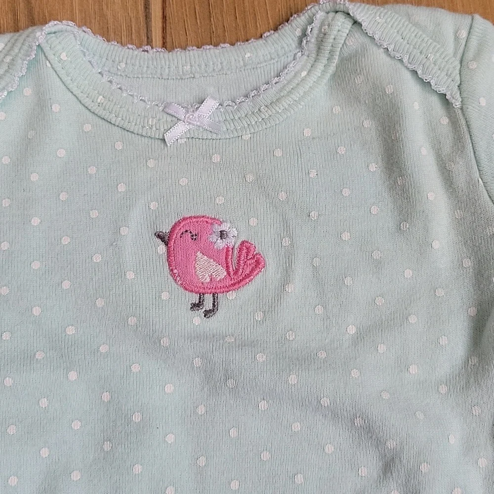 *3/$15* Carter's 3M Baby Girl Short Sleeve Bodysuits 4pcs